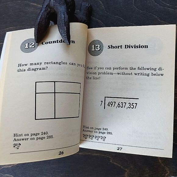 Vtg Kid's Book | Little Big Book of Math Puzzles - Picture 7 of 16